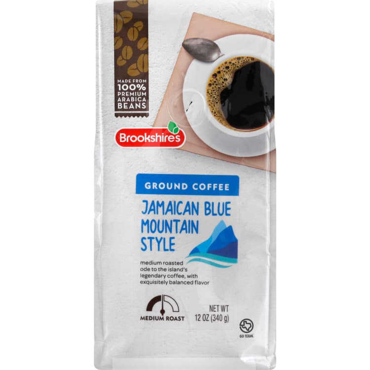 Brookshire'S Coffee, Ground, Medium Roast, Jamaican Blue Mountain Style