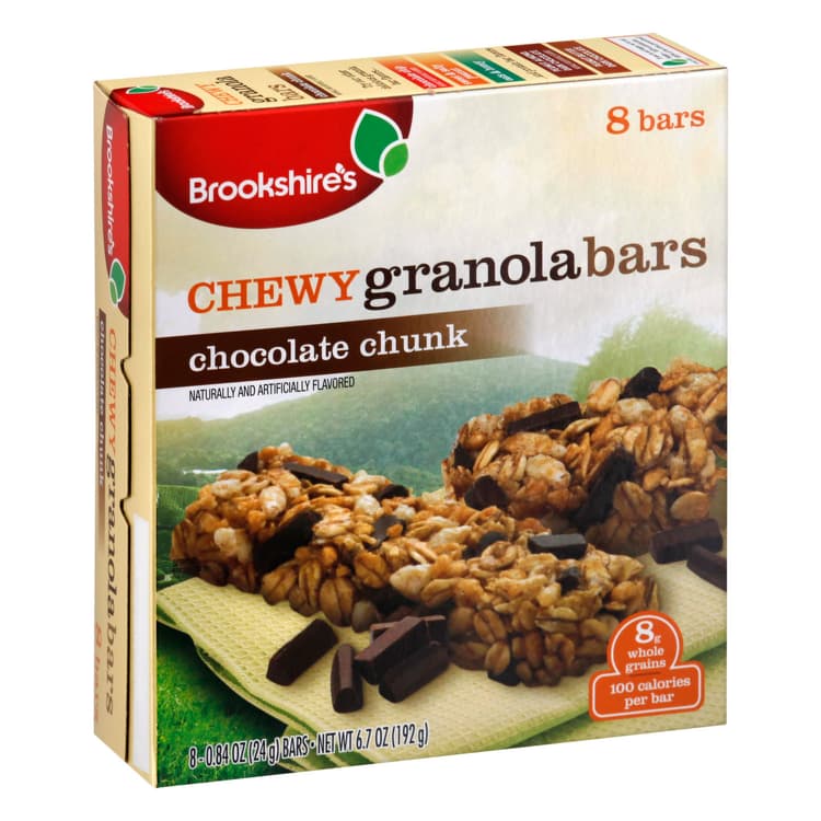 Brookshire'S Granola Bars, Chocolate Chunk, Chewy