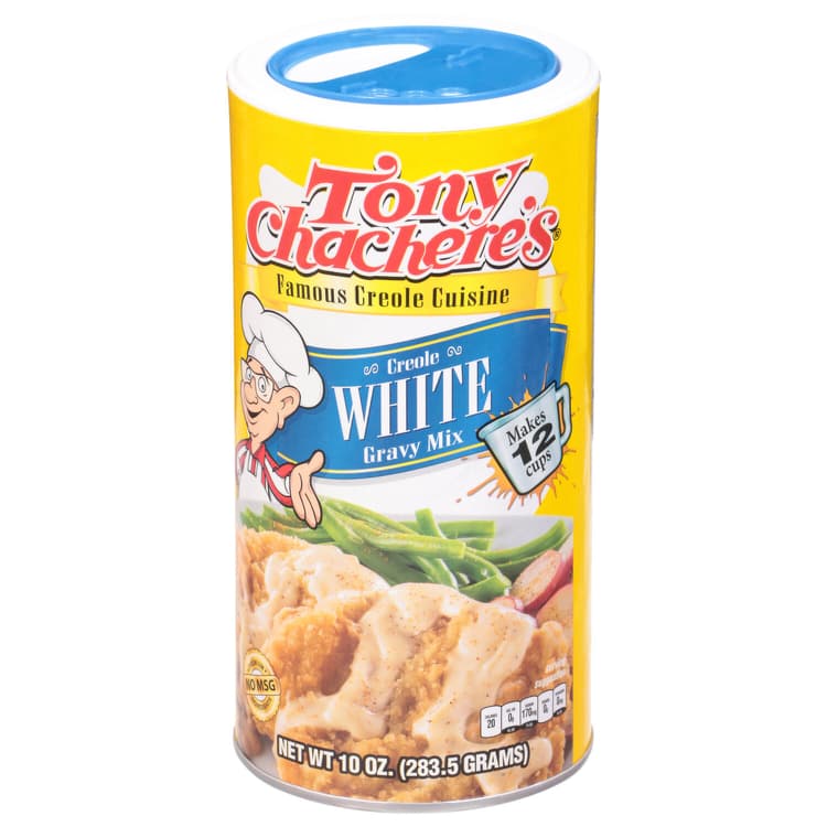 Tony Chachere'S Gravy Mix, White, Creole