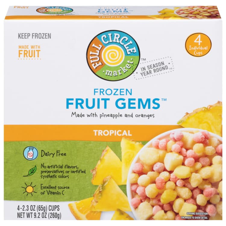 Full Circle Market Fruit Gems, , Tropical
