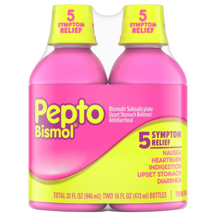 Pepto Bismol Upset Stomach Reliever/Antidiarrheal, Twin