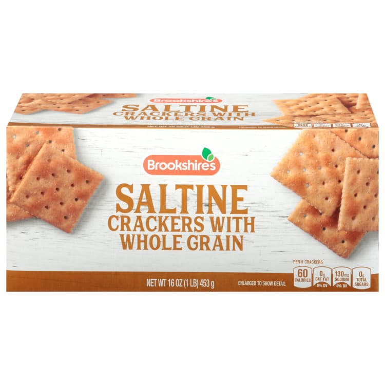 Brookshire'S Crackers With Whole Grain, Saltine