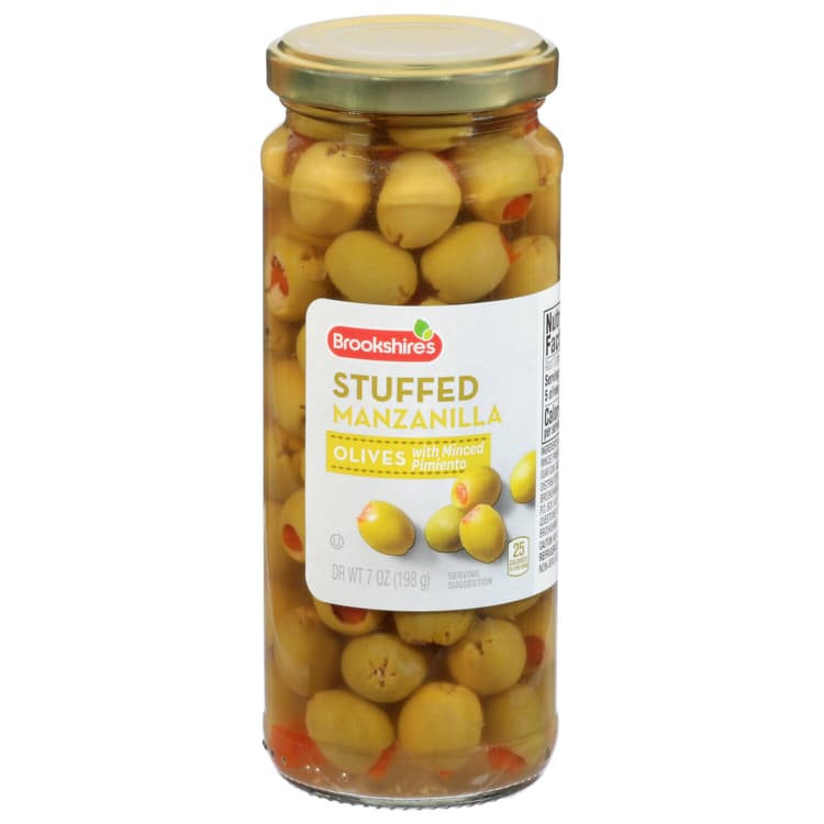 Brookshire'S Olives With Minced Pimiento, Manzanilla, Stuffed