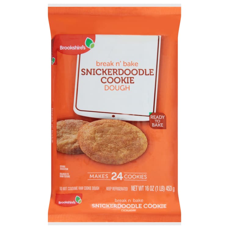 Brookshire'S Break N' Bake Snickerdoodle Cookie Dough