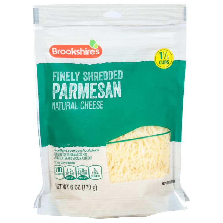 Brookshire'S Shredded Cheese, Parmesan