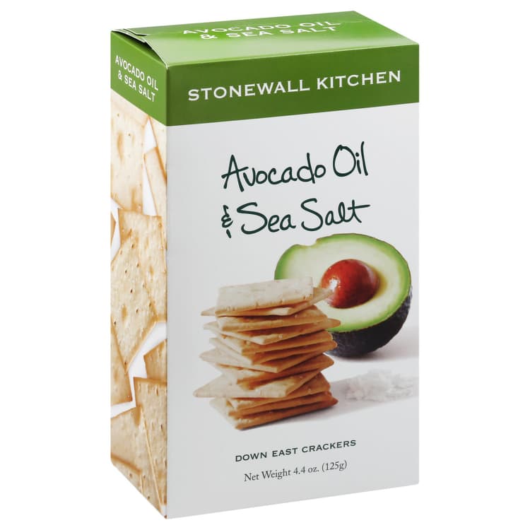 Stonewall Kitchen Crackers, Down East, Avocado Oil & Sea Salt