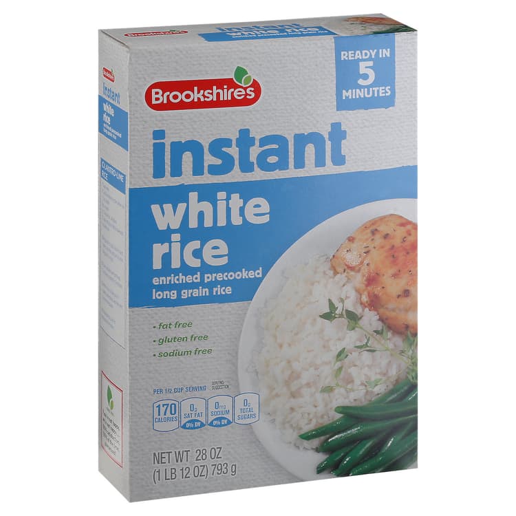 Brookshire'S White Rice, Instant