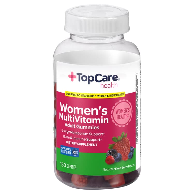 Topcare Multivitamin, Women'S, Gummies, Mixed Berry Flavors