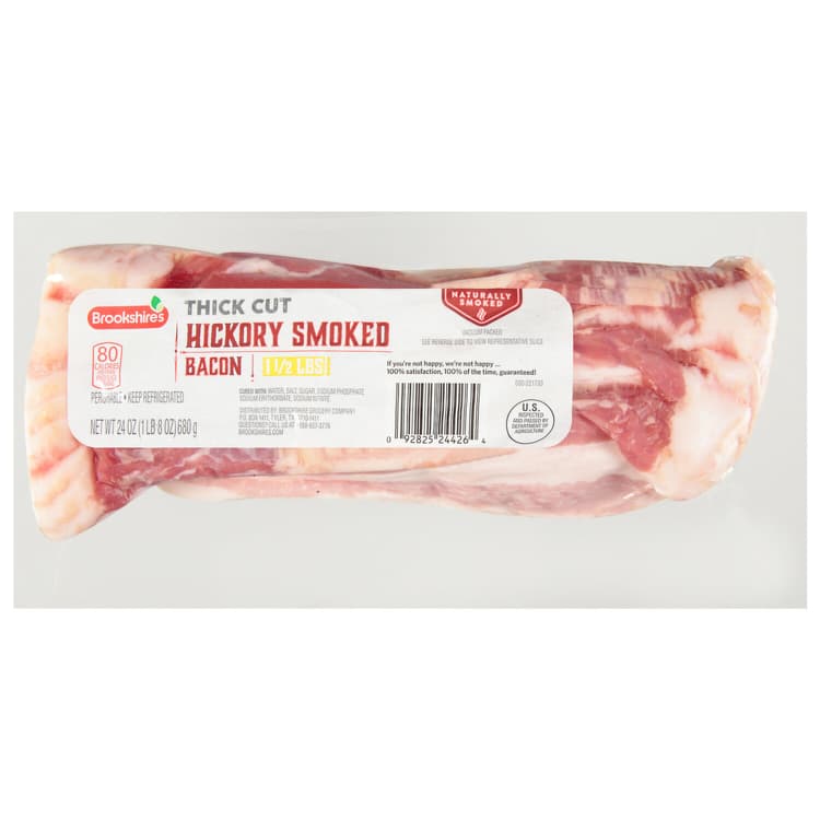 Brookshire'S Bacon, Hickory Smoked, Thick Cut