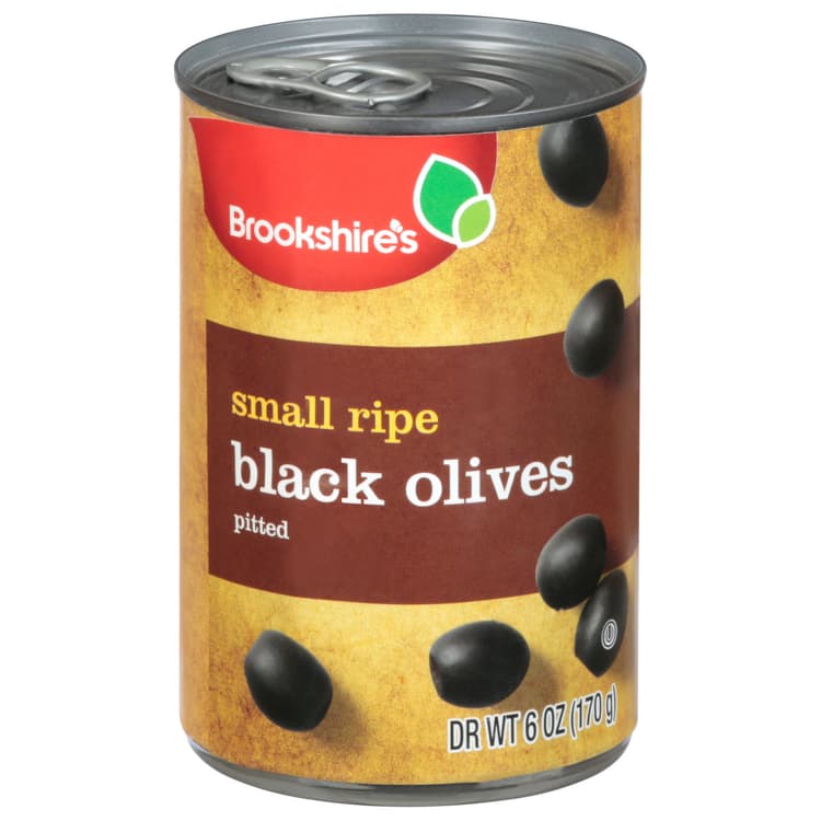 Brookshire'S Black Olives, Small Ripe, Pitted