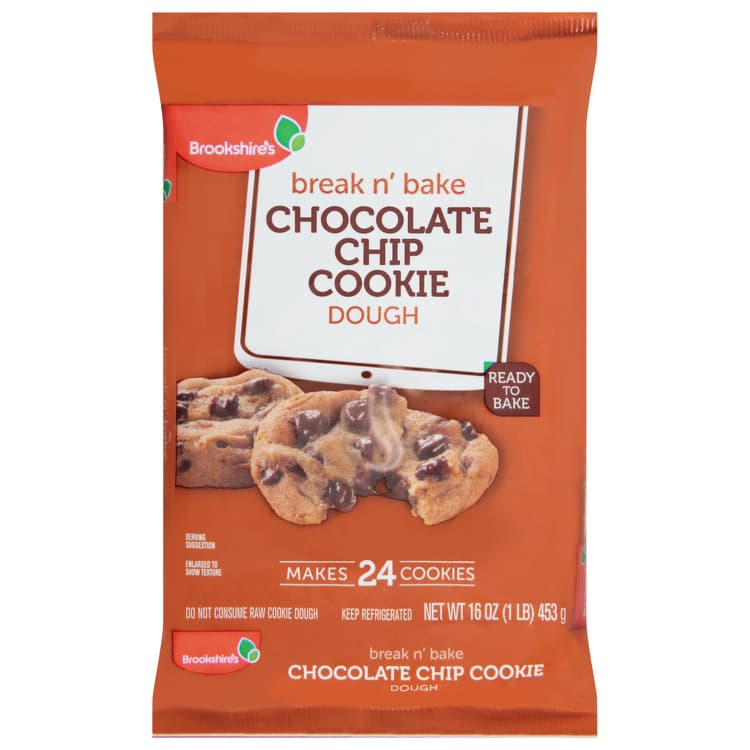 Brookshire'S Break N' Bake Chocolate Chip Cookie Dough