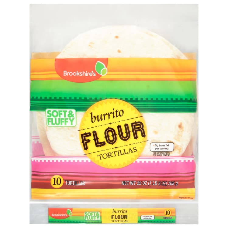 Brookshire'S Tortillas, Flour, Burrito