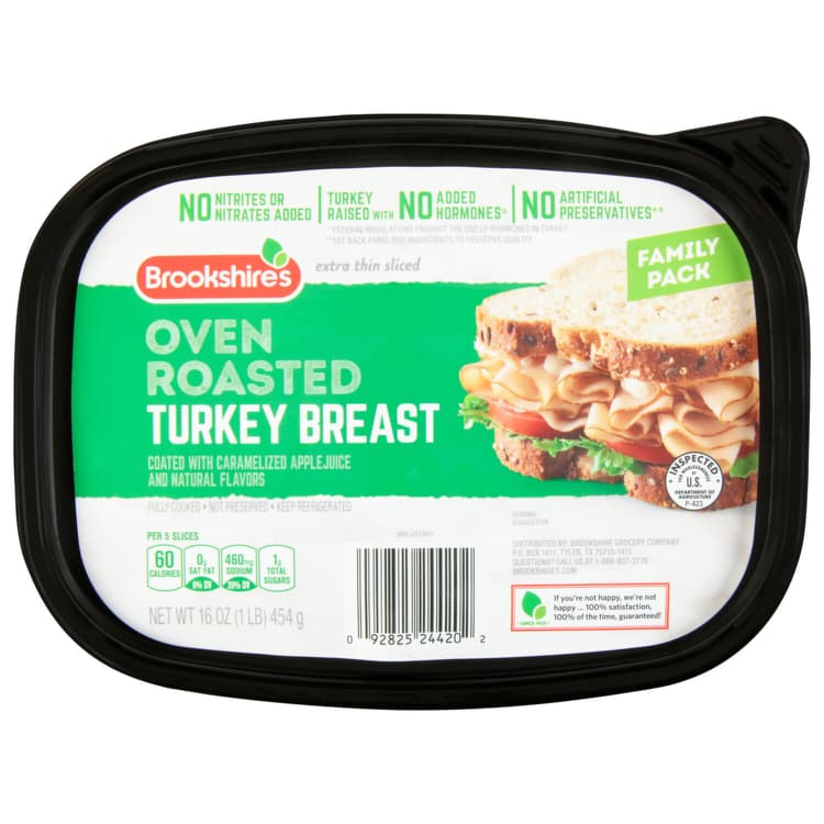Brookshire'S Turkey Breast, Oven Roasted, Family