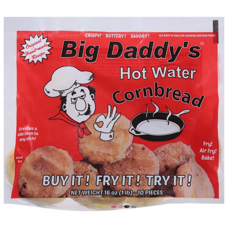 Big Daddy'S Hot Water Cornbread Cornbread, Hot Water