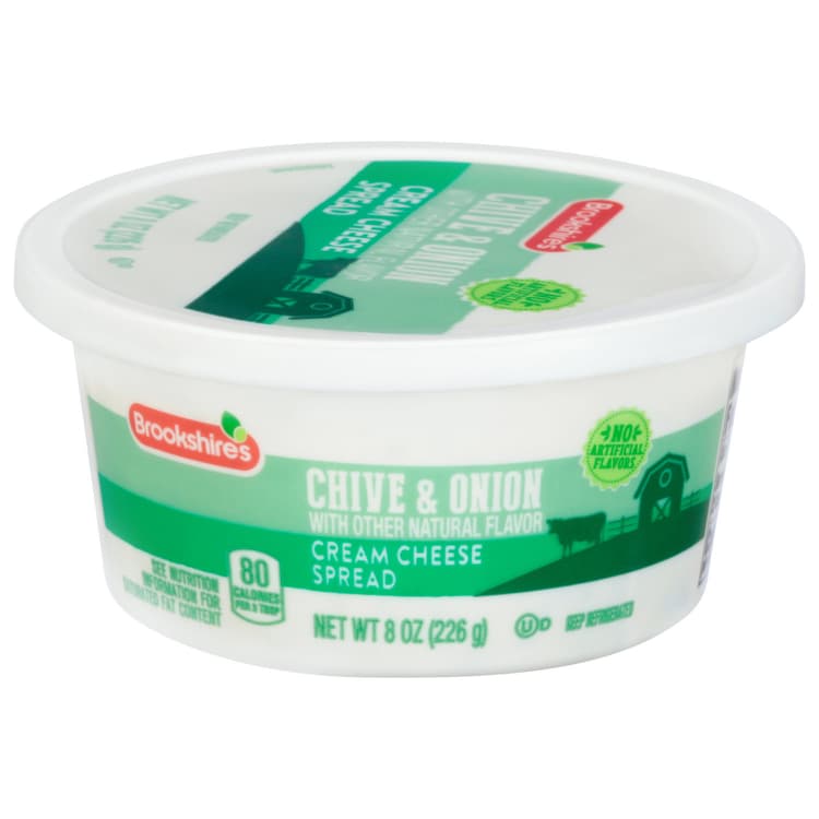Brookshire'S Cream Cheese Spread, Chive & Onion