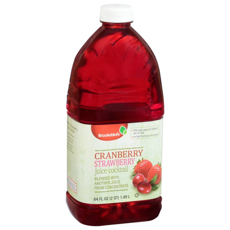 Brookshire'S Juice Cocktail, Cranberry Strawberry
