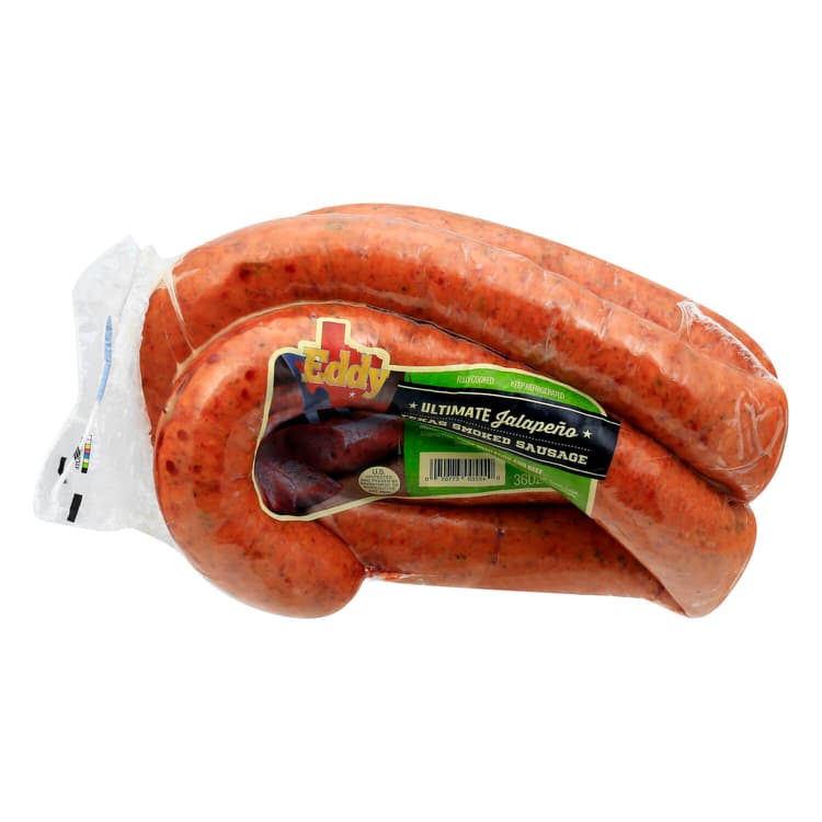 Eddy Sausage, Ultimate Jalapeno, Texas Smoked