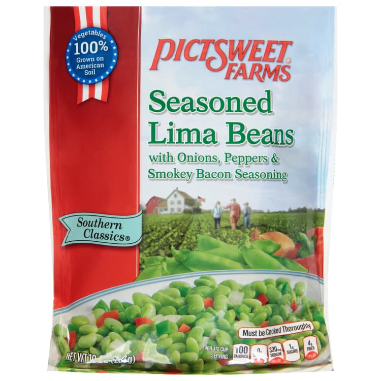 Pictsweet Farms Lima Beans, Seasoned