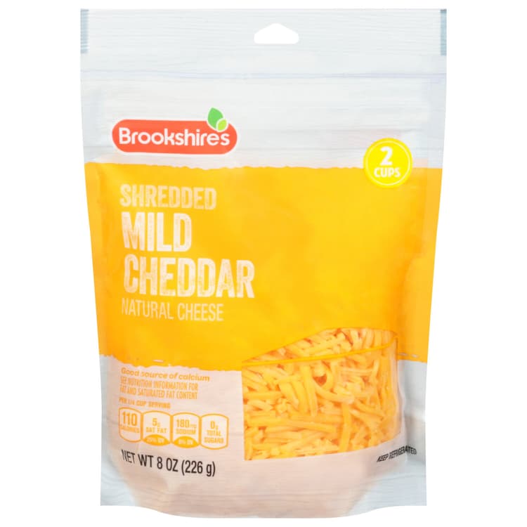 Brookshire'S Shredded Mild Cheddar Cheese
