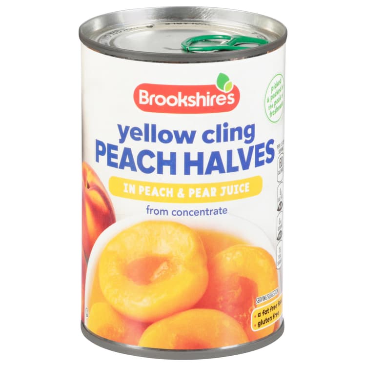 Brookshire'S Peach Halves, Yellow Cling