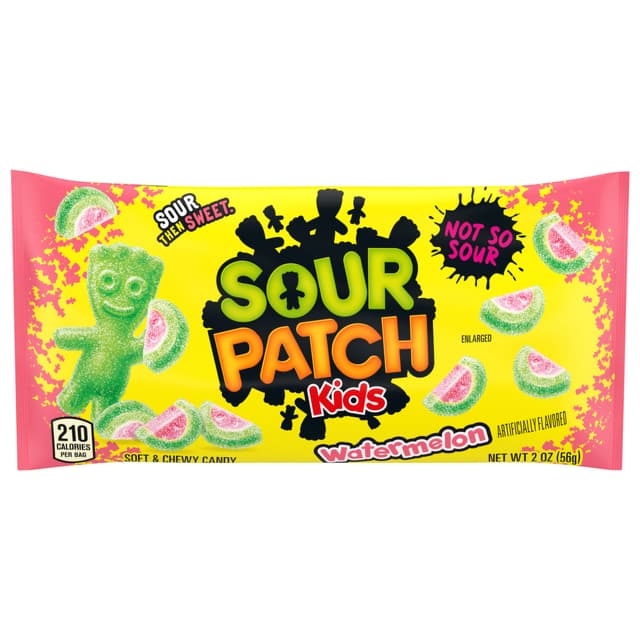 Is Sour Patch Kids Soft & Chewy Watermelon Candy Soy Free? | Fig App