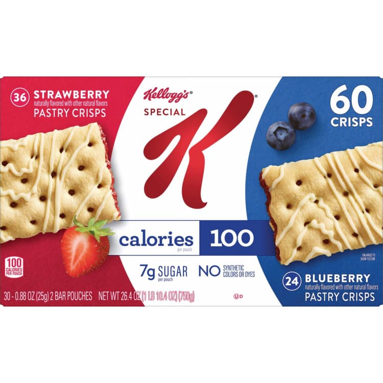 Kellogg'S Special K Pastry Crisps Variety Pack: Strawberry And Blueberry