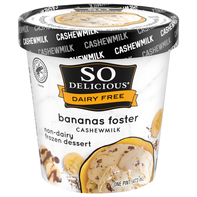 So Delicious Dessert Cashewmilk Bananas Foster