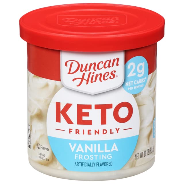 Is it Pork Free? Duncan Hines Keto Friendly Vanilla Frosting