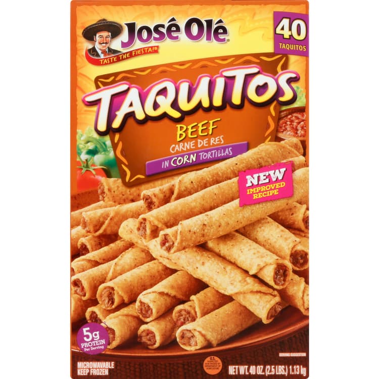 Jose Ole Taquitos, In Corn Tortillas, Beef