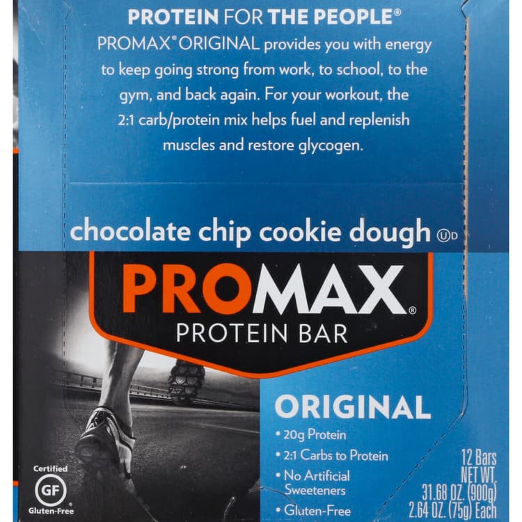 Promax Protein Bar, Chocolate Chip Cookie Dough, Original