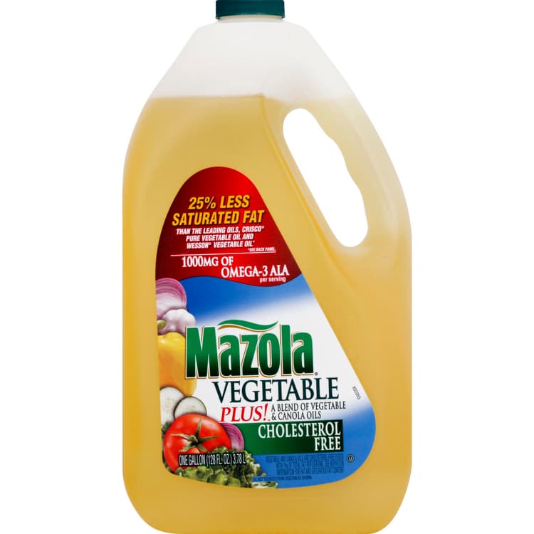 Mazola Vegetable & Canola Oil, Cholesterol Free