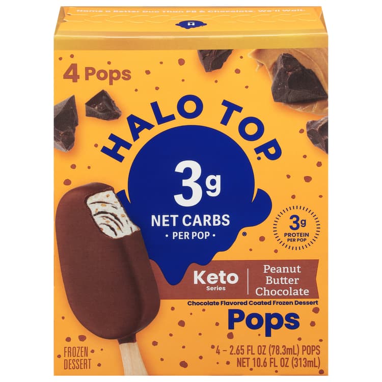 Halo Top Dessert, Keto Series, Peanut Butter Chocolate