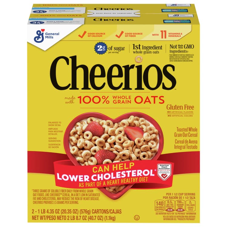 Original Cheerios Gluten Free Two Pack Cereal