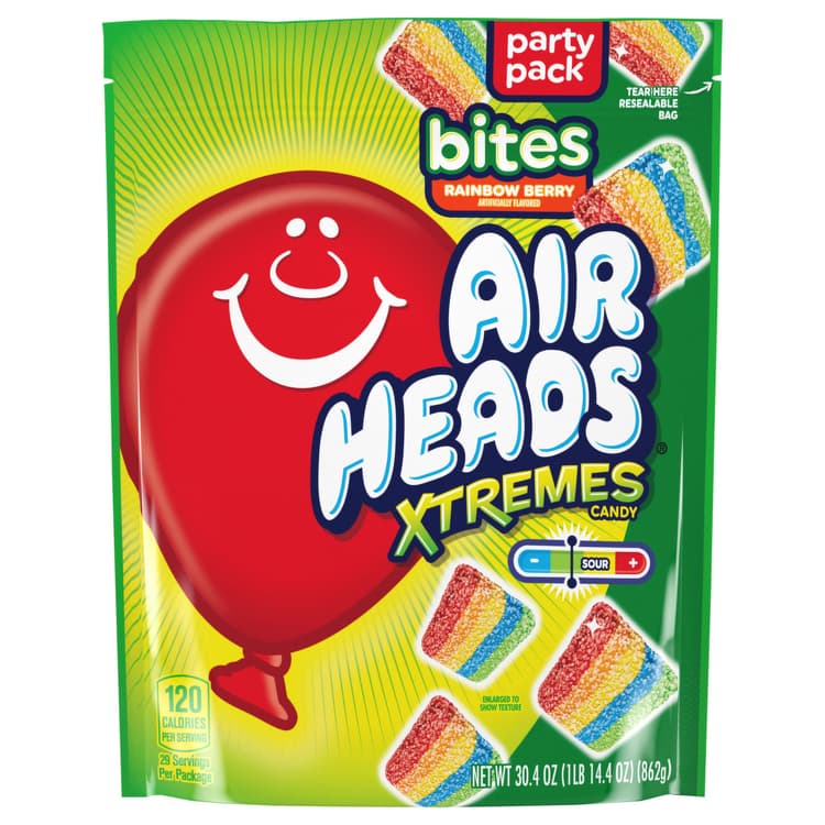 Airheads Candy, Rainbow Berry, Bites, Xtremes, Party