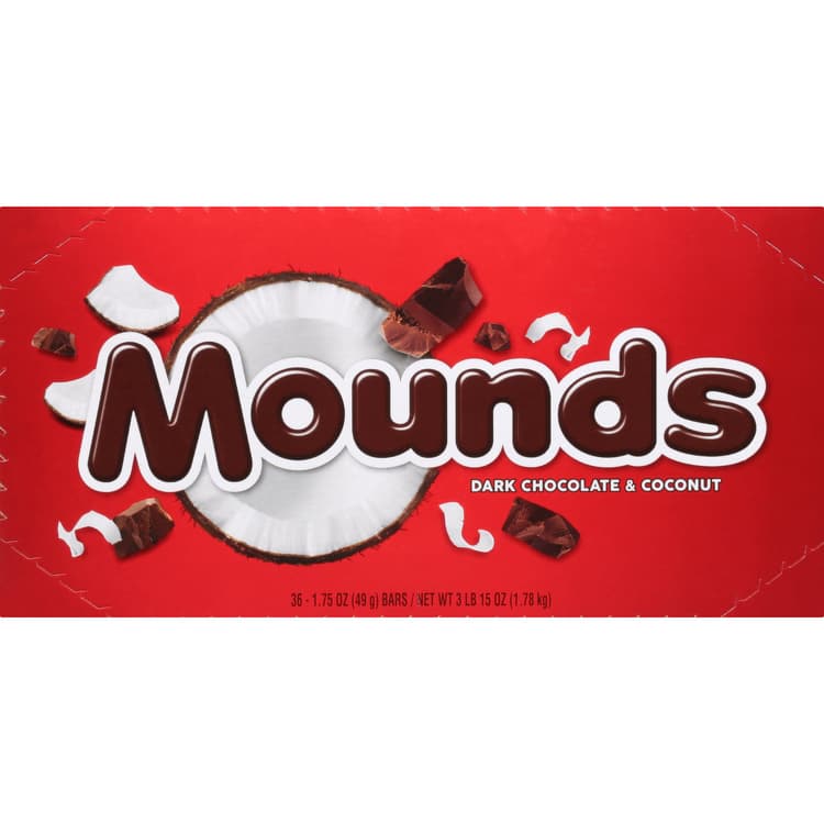 Mounds Bars, Dark Chocolate & Coconut