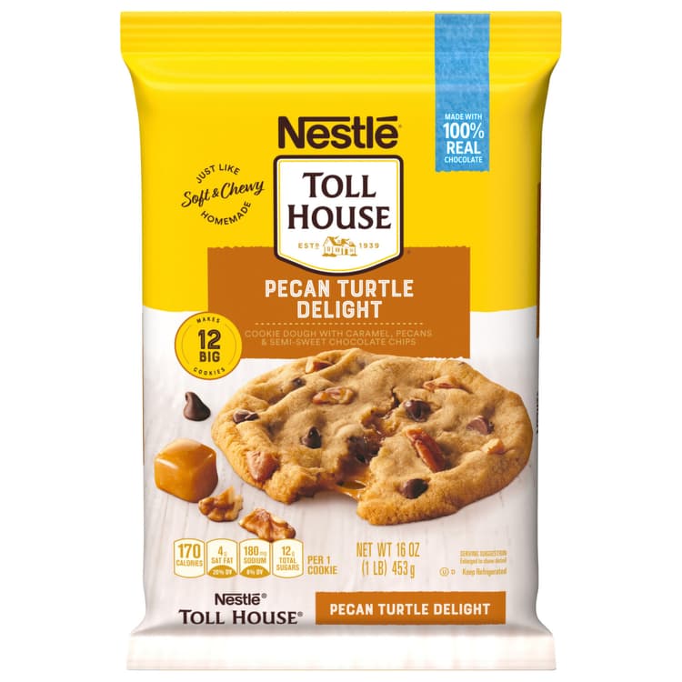 Nestle Toll House Pecan Turtle Delight Cookie Dough