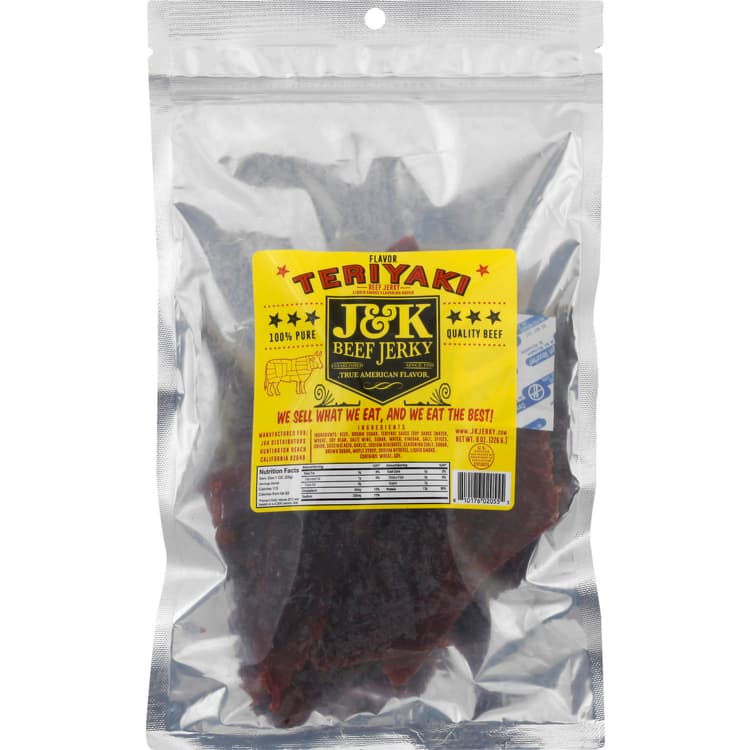 J & K Beef Jerky Beef Jerky, Teriyaki