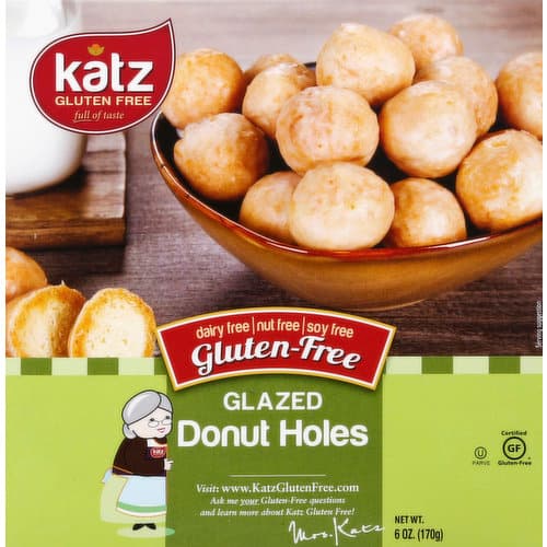 Is it Dairy Free? Katz Gluten Free Donut Holes Glazed