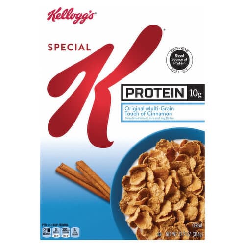 Kellogg'S Special K Protein Original Multi-Grain Touch Of Cinnamon Cereal