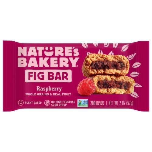 Natures Bakery Fig Bar, Raspberry