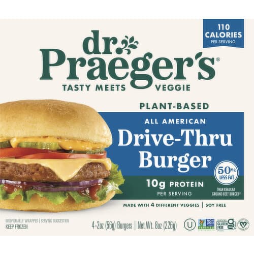 Dr.praeger's Veggie Burger, All American