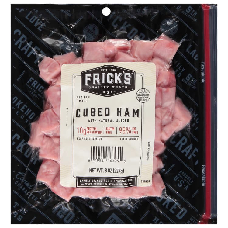 Frick'S Ham, With Natural Juices, Cubed