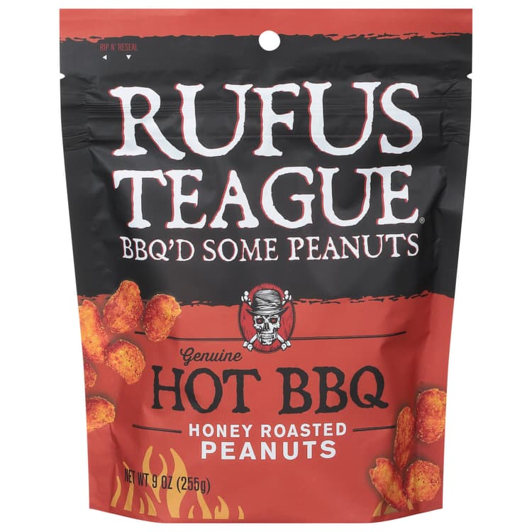 Rufus Teague Peanuts, Honey Roasted, Hot Bbq