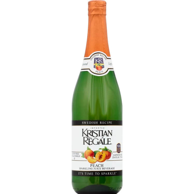 Kristian Regale Sparkling Juice Beverage, Swedish Recipe, Peach