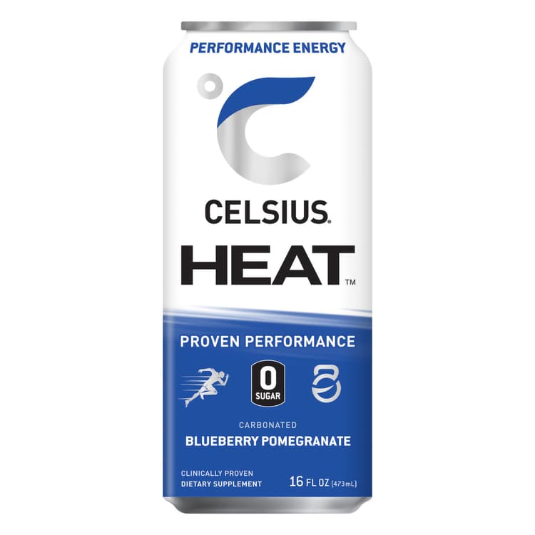 Celsius Energy Drink, Carbonated, Blueberry Pomegranate