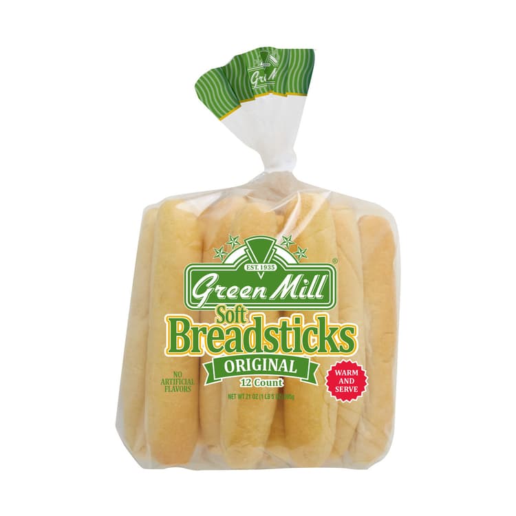 Green Mill Breadsticks, Original, Soft