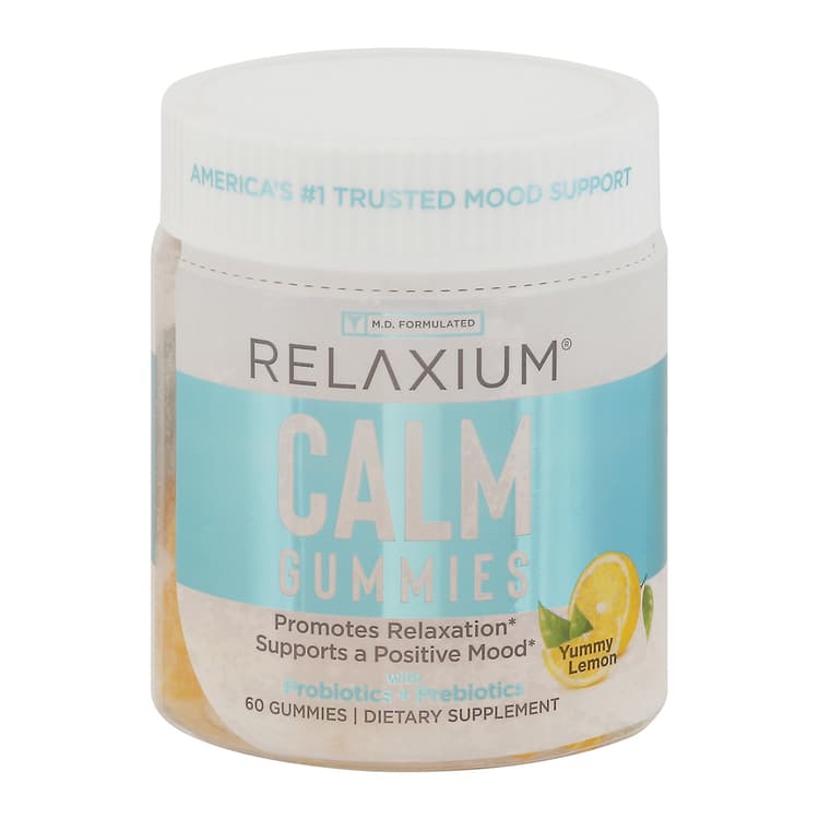 Relaxium Calm Gummies, Yummy Lemon