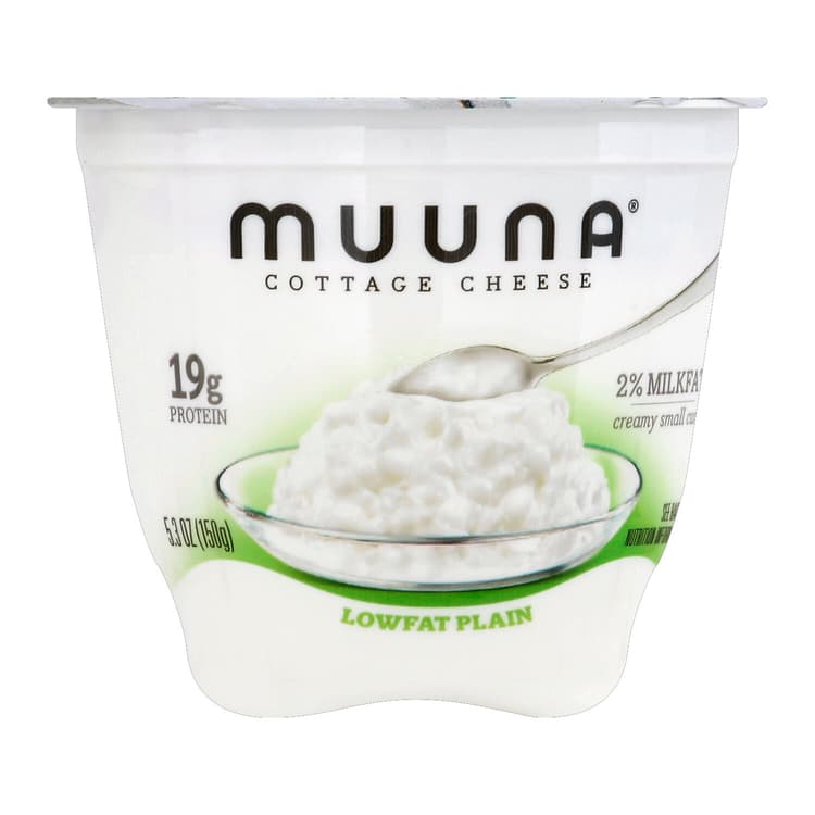 Muuna Cottage Cheese, Creamy Small Curd, 2% Milkfat, Lowfat, Plain