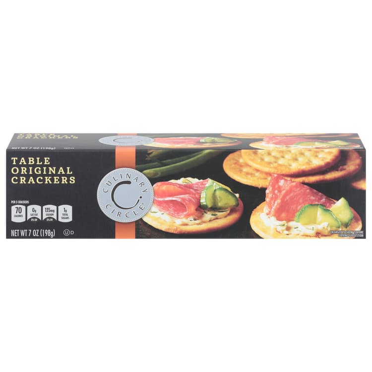 Culinary Circle Crackers, Table, Original
