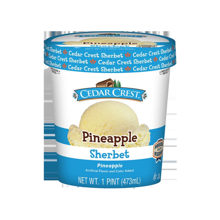 Cedar Crest Pineapple Sherbet